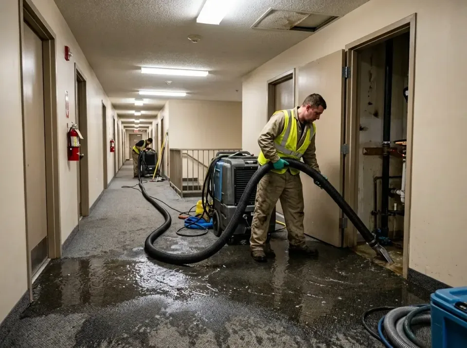 multi-unit-apartment-hallway-f-005 — frequently asked questions, Emergency Burst Pipe Water Extraction & Removal in Mendota…